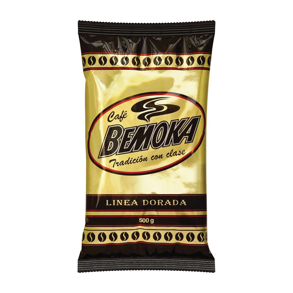 Bemoka Café Molido Clásico Línea Dorada 500 g
