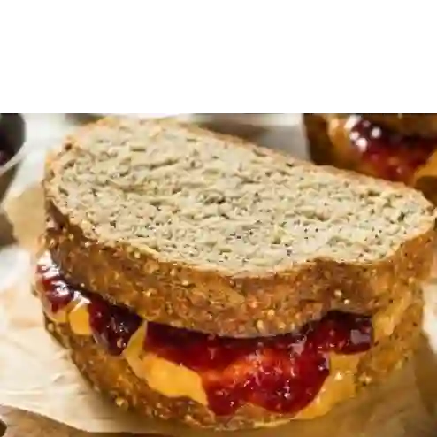Sándwich Mermelada y Mantequilla de Maní