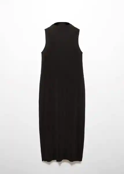 Vestido Mayka Negro Talla M Mujer Mango