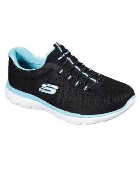 Skechers Tenis Summits Mujer Color Negro Talla 8.5