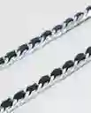 Cinturón Rock Silver Negro Sombrío Ultraoscuro Talla M Chevignon