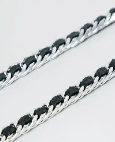 Cinturón Rock Silver Negro Sombrío Ultraoscuro Talla M Chevignon