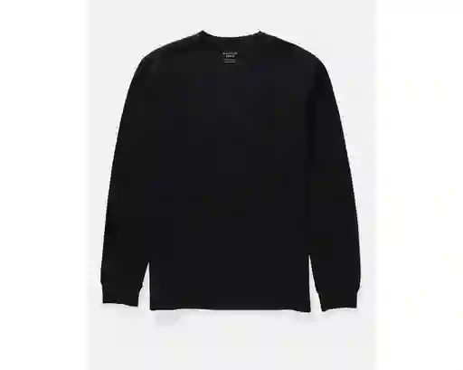Camiseta Larga Hombre Negra Talla Medium American Eagle