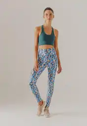 Legging Largo Xs - Flores