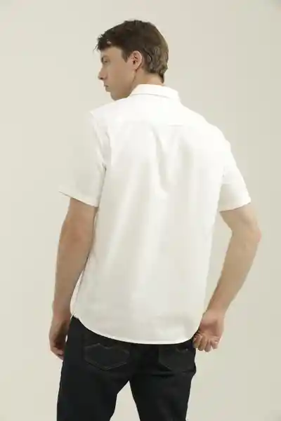 Camisa Oxford Duck Shirt Masculino Blanco 0 Claro XXL Chevignon