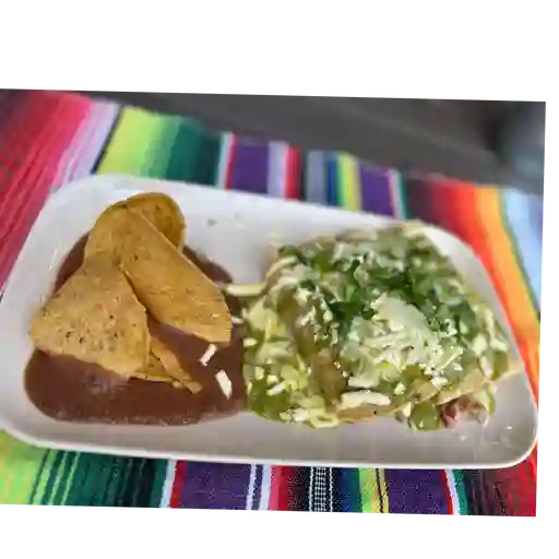 Enchiladas de chicharron