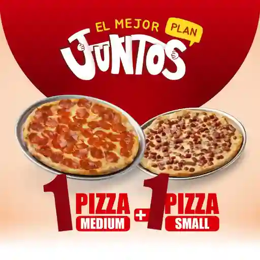 Pizza medium + small