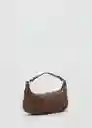 Bolso P Dru Chocolate Talla 99 Mujer Mango