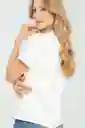 Blusa Arthemis Color Beige Claro Talla M Ragged
