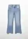 Jean Flare Cut Tejano Medio Talla 20 Teen Niñas Mango