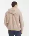 Chaqueta Windbreaker Café Ciervo Claro Talla L Chevignon