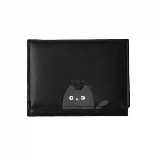 Cartera Trifold Negro Miniso