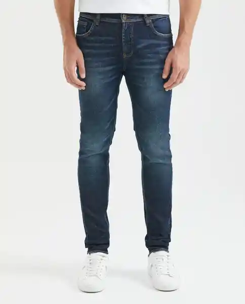 Jean Fit Rider Masculino Azul Clásico Talla 36 Chevignon