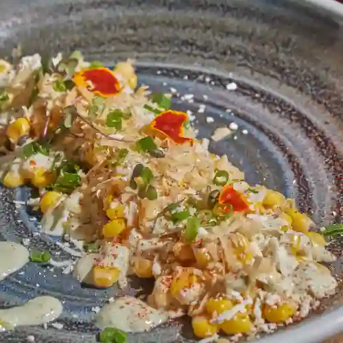 Tiradito de Maiz Desgranado