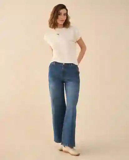 Jean Azul Rivera Medio Talla 14 671G013 Esprit