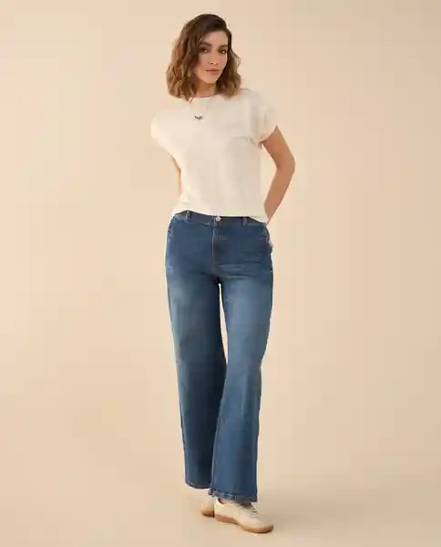 Jean Azul Rivera Medio Talla 14 671G013 Esprit