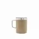 Mug Doble Pared en Acero Taupe 420 mL Ambiente Gourmet