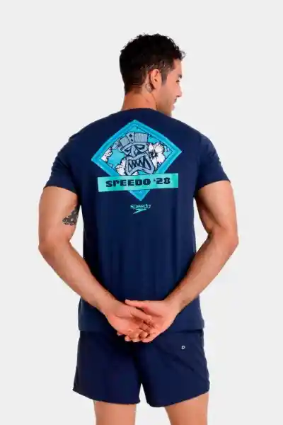 Camiseta Manga Corta Tiki Tantrum Hombre Talla L Speedo