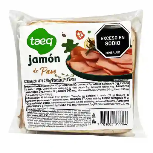 Taeq Jamón de Pavo