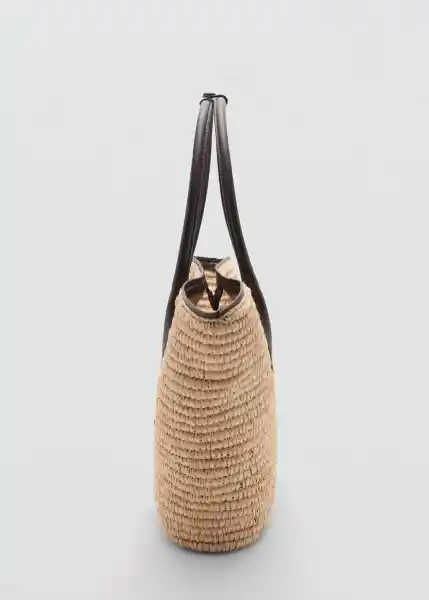 Bolso G Luis Chocolate Talla 99 Mujer Mango