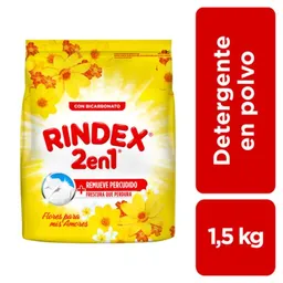 Detergente en Polvo Rindex Flores Para Mis Amores 1,5 kg