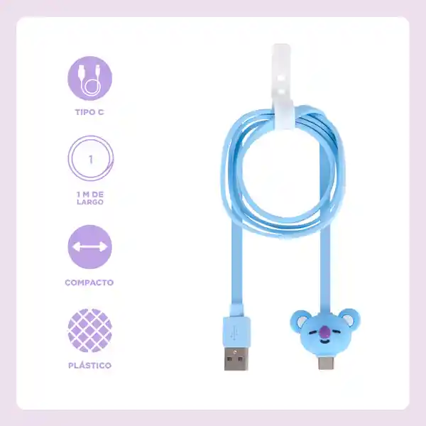 Cable de Carga Tipo C Serie Bt21 Koya Miniso