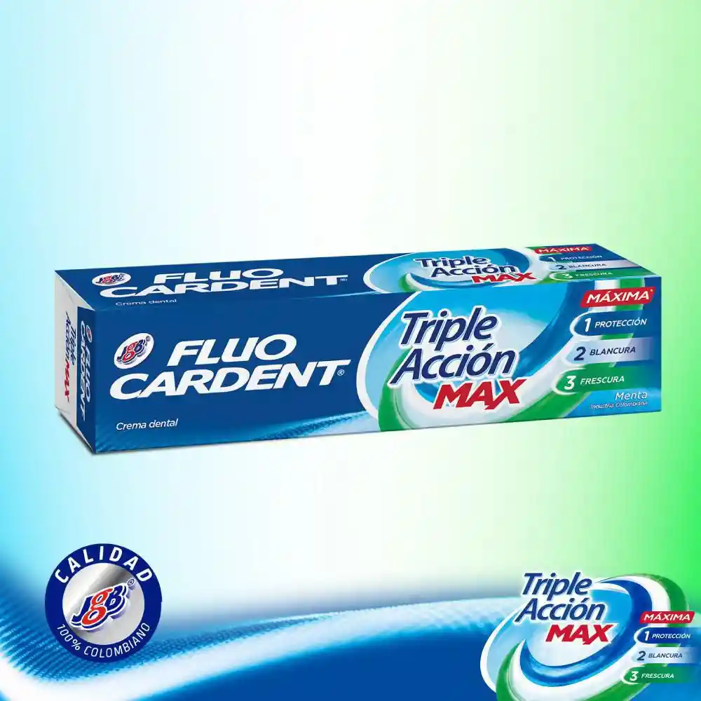 Fluo Cardent Pack Crema Dental Triple Acción Max