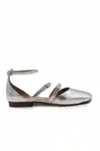 Baletas Lucy Plata Talla 39 Mercedes Campuzano