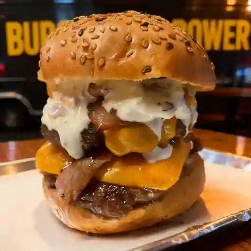 Hamburguesa triple carne angus