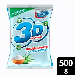 3D Detergente Multiusos Bicarbonato + Aloe Vera