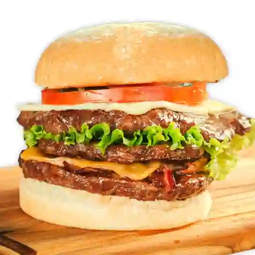 Hamburguesa Cheese & Bacon Triple