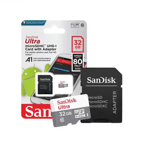 Sandisk Memoria MicroSD de 32 Gb