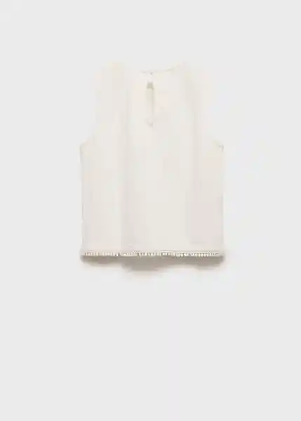 Camiseta Sandri Offwhite Talla 08 Niñas Mango