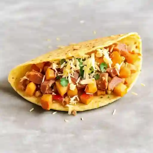 Arepa Carnes Frías Y Queso