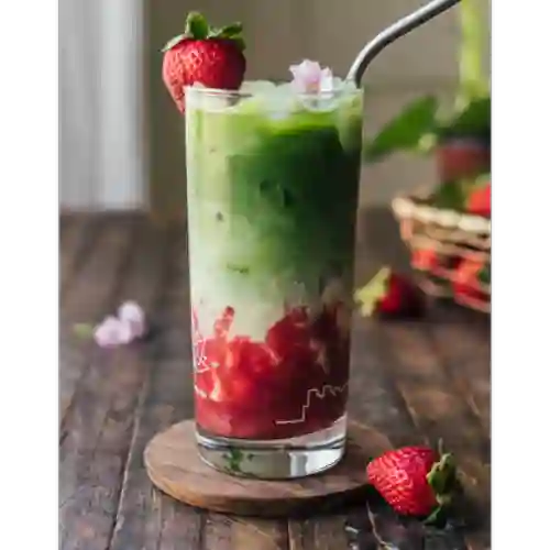 Matcha Latte Iced Fruit