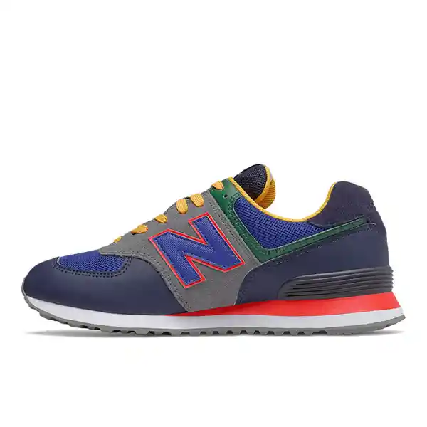 New Balance Tenis Mens 574 Azul Talla 10.5