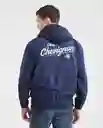 Chaqueta Hooded Bomber Azul Medianoche Oscuro L Chevignon