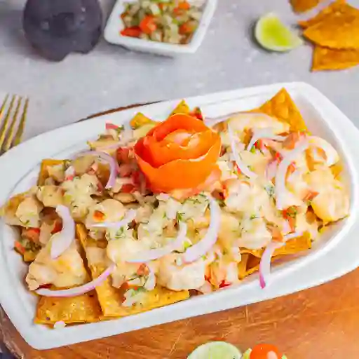 Nachos de pollo