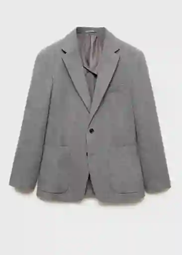 Blazer Americana Molina Gris Talla 50 Hombre Mango