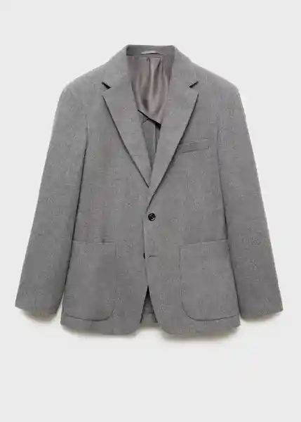 Blazer Americana Molina Gris Talla 50 Hombre Mango