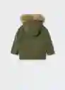 Anorak Pol Khaki Talla 69 Niños Mango