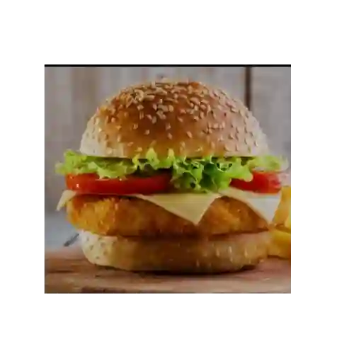 Hamburguesa de Pollo Apanado