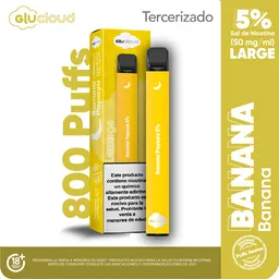 Glucloud Vape Banana Papaya Large / 800 Puff