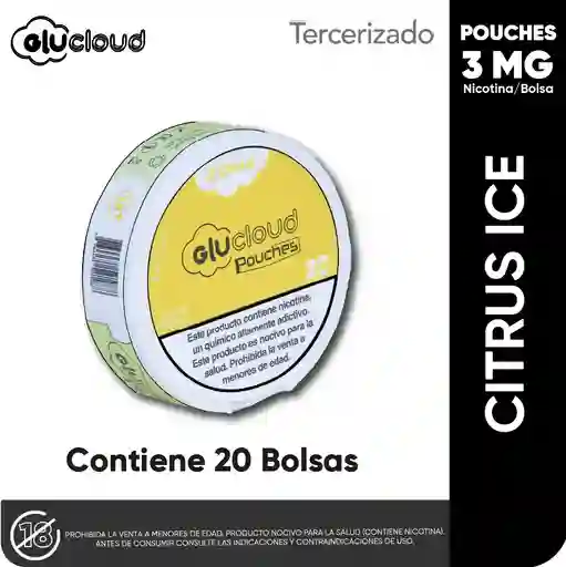 Glucloud Pouches Citrus Ice 3MG