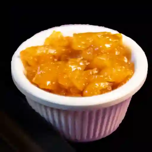 Confitado de piña con tocineta