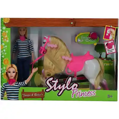 Ox Toys Muneca Salta y Cabalga Cw180308