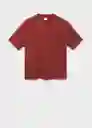 Camiseta Single Cereza Talla M Hombre Mango