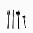 Set de Cubierto Alton Negro Mate Ambiente Gourmet