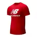 Newbalance Camiseta Menos Essentials Para Hombre Rojo Talla S