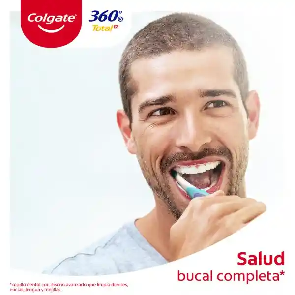 Colgate Cepillo de Dientes 360 Total 12 Medio